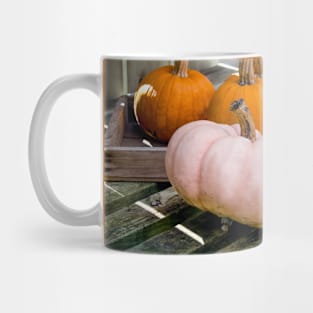 Halloween pumpkins in the potting shed Mug